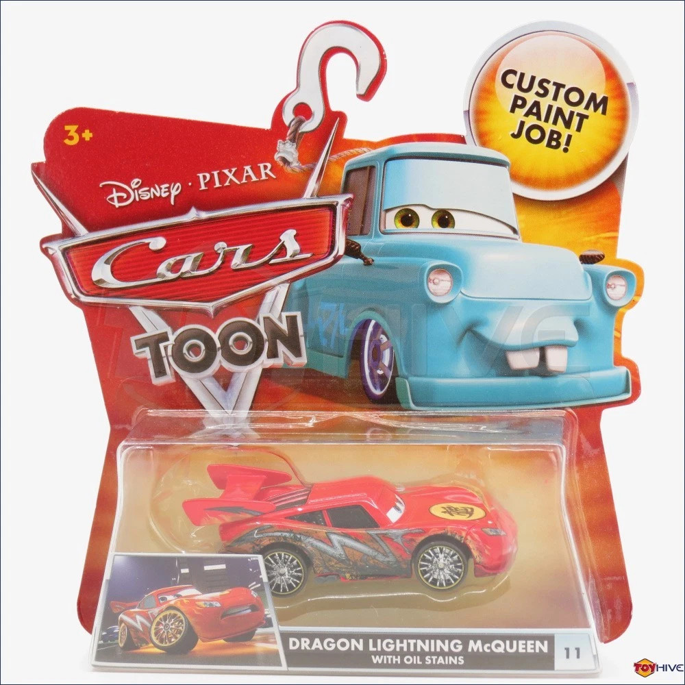 Dragon Lightning McQueen with Oil Stains