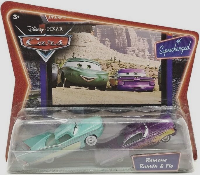 Flo & Ramone — Mattel H8176 die-cast