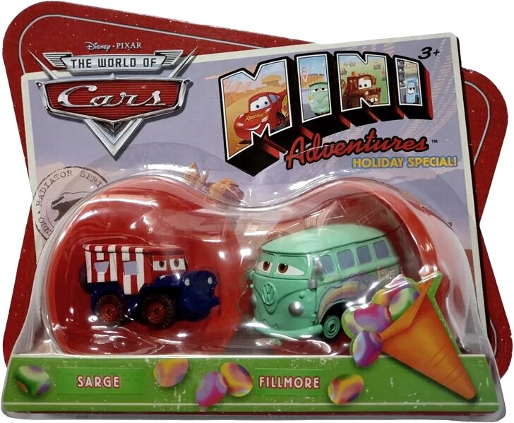Sarge & Fillmore — Mattel M9195 die-cast