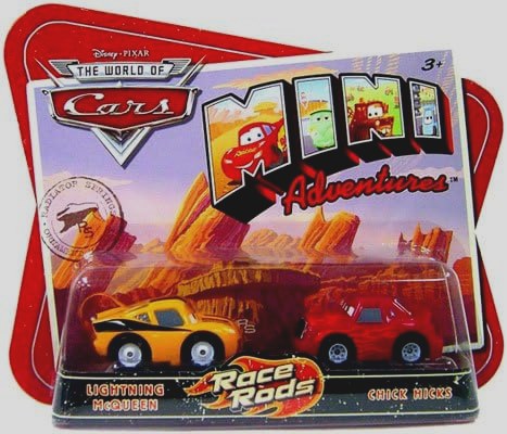Lightning McQueen & Chick Hicks — Mattel N2263 die-cast