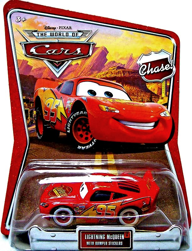 Lightning McQueen with Bumper Sticker