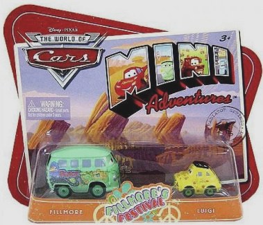 Luigi & Fillmore — Mattel N9871 die-cast