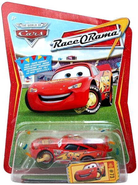 Impound Lightning McQueen (Chase)* (Intl. Vers.) — Mattel P3123 die-cast