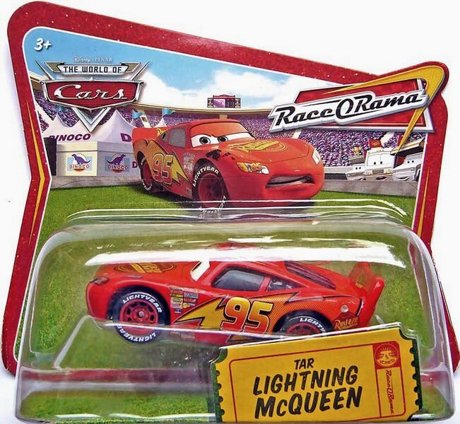 Tar Lightning McQueen — Mattel P5769 die-cast