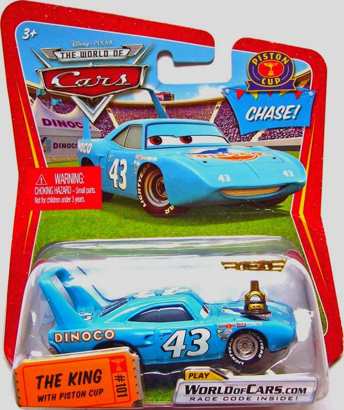 The King with Piston Cup — Mattel P7103 die-cast