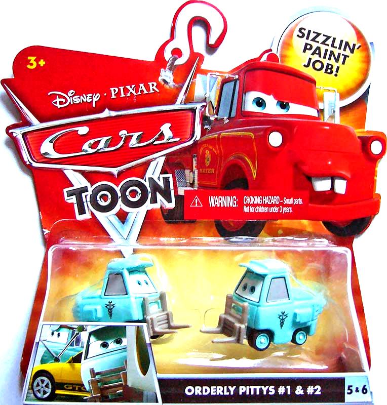 Orderly pittys #5 & #6 — Mattel P7228 die-cast