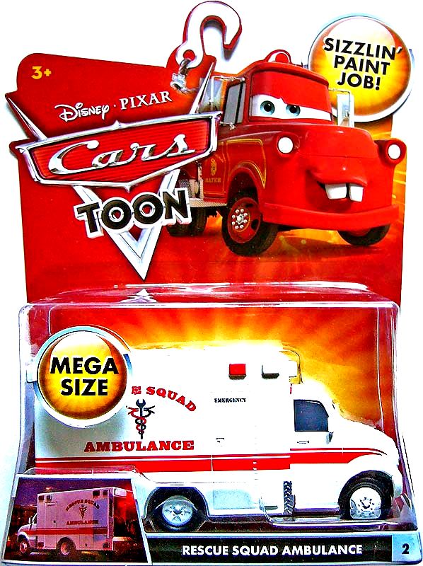Rescue Squad Ambulance #2 — Mattel P7247 die-cast
