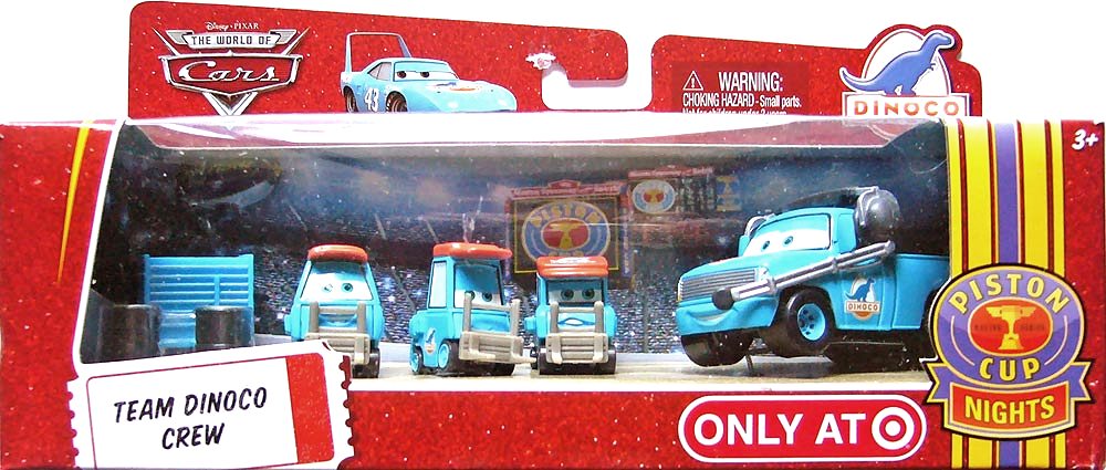 Team Dinoco Crew — Rare Pixar Cars Diecast