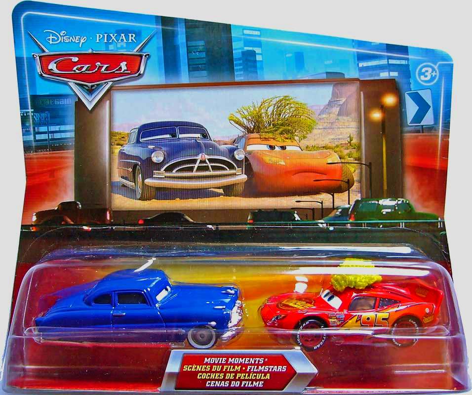 Tumbleweed McQueen, Doc Hudson — Mattel M5412 die-cast