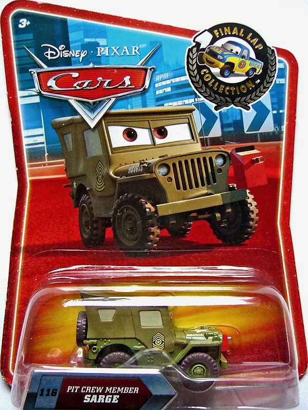 Sarge — 2010 — Final Lap — Mattel R4394