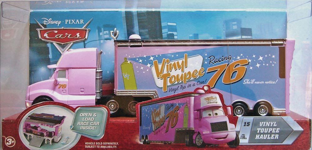 Vinyl Toupee Hauler — Rare Pixar Cars Diecast