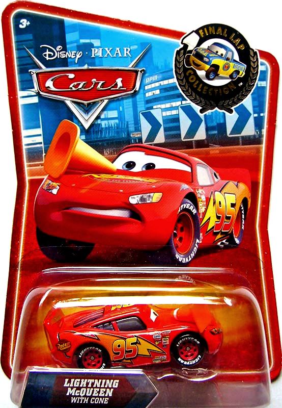 Lightning McQueen with Cone — 2010 — Mattel R8668