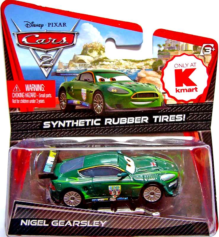 Nigel Gearsley with rubber tires - Kmart — Mattel V6244 die-cast
