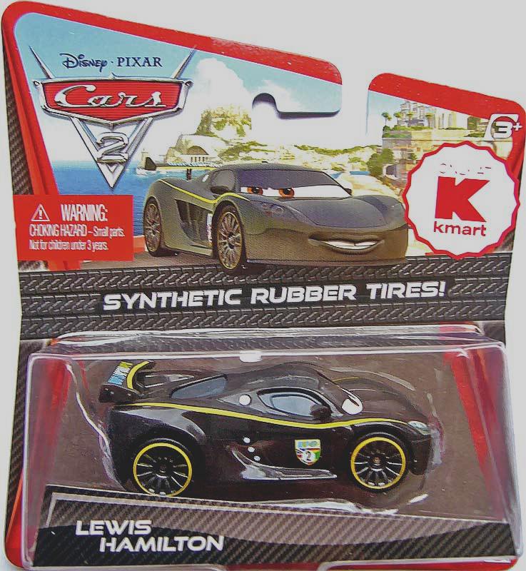 Lewis Hamilton with rubber tires - Kmart — Mattel V6251 die-cast