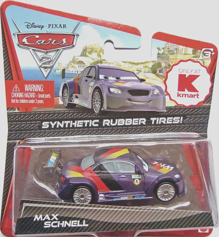 Max Schnell with rubber tires - Kmart — Mattel V6254 die-cast