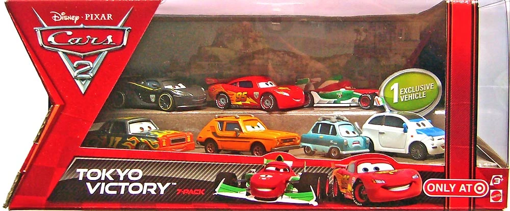 Tokyo Victory - 7-Pack — Rare Pixar Cars Diecast