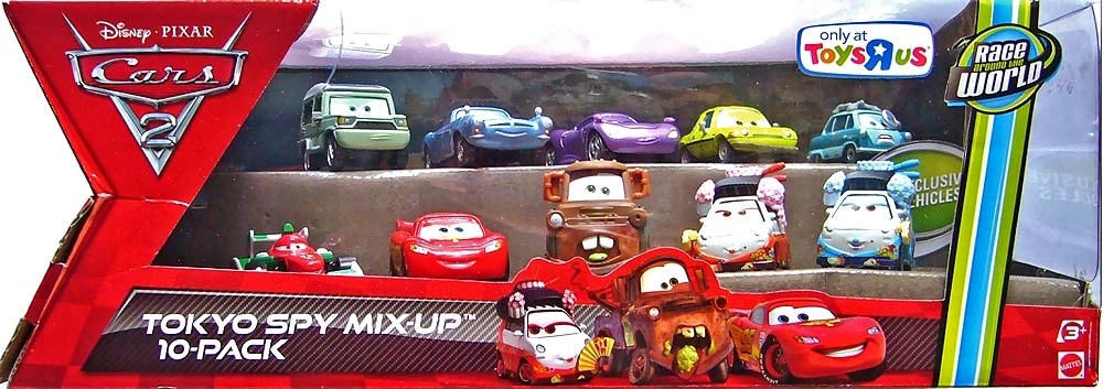Tokyo Spy Mix-Up - 10-Pack — Mattel W2137 die-cast