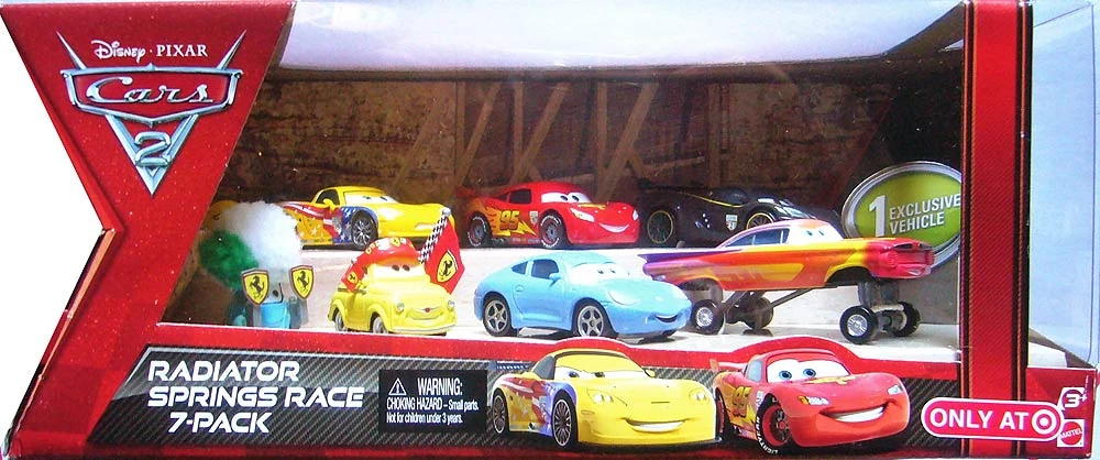 Radiator Springs Race - 7-Pack — Rare Pixar Cars Diecast