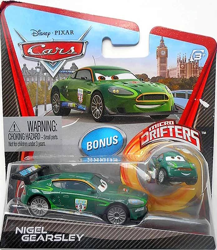 Nigel Gearsley - Single - With Micro Drifters Vehicle — Mattel Y7826 die-cast