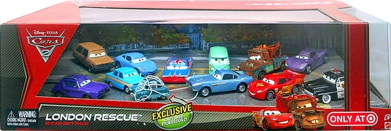 London Rescue - 12-Pack — Rare Pixar Cars Diecast