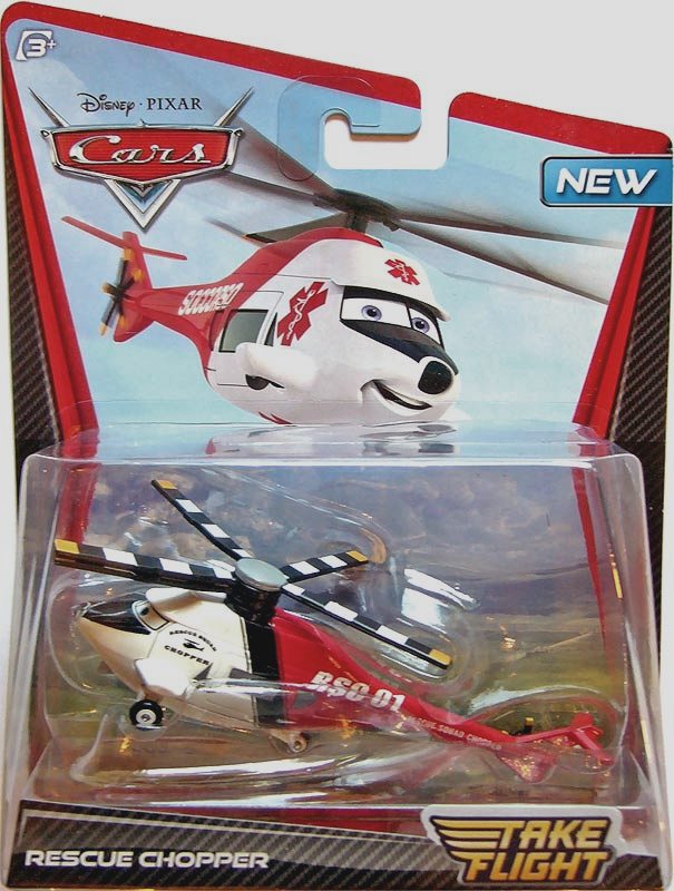Rescue Chopper — Mattel X4902 die-cast