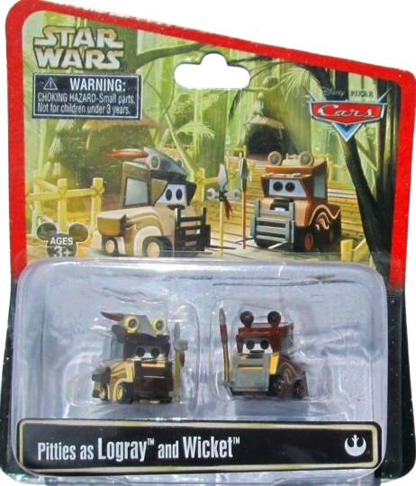 Pitties as Logray and Wicket — Mattel 38630 die-cast