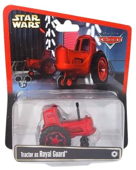 Tractor as Royal Guard — Mattel 38633 die-cast