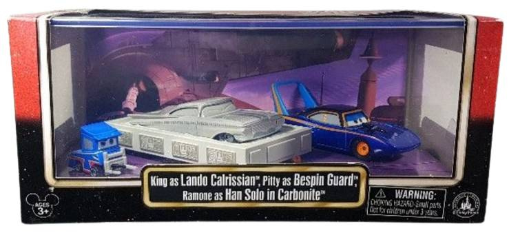 Pitty as Bespin Guard, Ramone as Han Solo in Carbonite, King as Lando Calrissian — valued at $450
