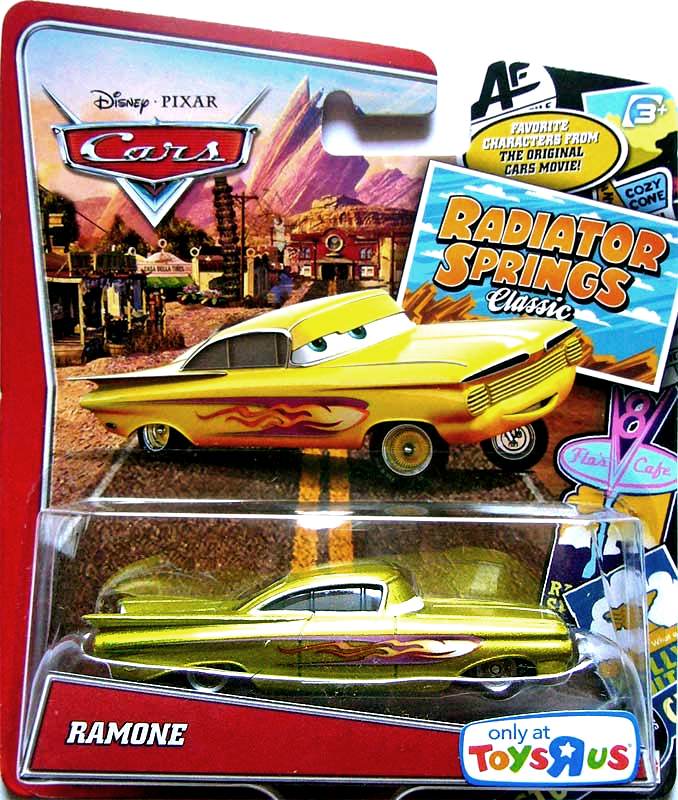 Ramone Yellow - Toys R Us Exclusive — Mattel Y8458 die-cast