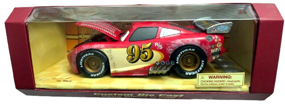 Racing Lightning McQueen (By Jay Ward) — Mattel 3832-W die-cast