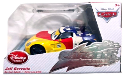Jeff Corvette — Mattel 4271-W die-cast