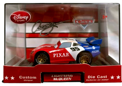 Pixar Lighting McQueen (Chip Foose) — Mattel 4567-BU die-cast