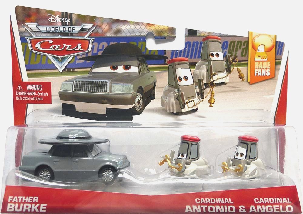 Father Burke, Cardinal Antonio & Cardinal Angelo — Mattel BDW80 die-cast