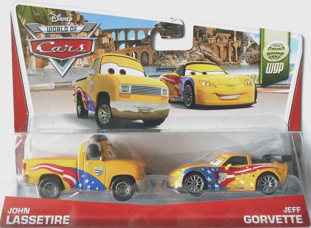 John Lassetire & Jeff Gorvette — Mattel BDW85 die-cast