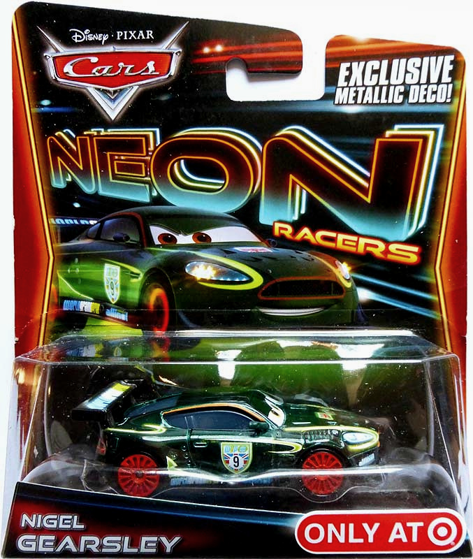 Nigel Gearsley (Neon Metallic Deco) — Mattel CBG13 die-cast