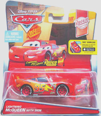 Lightning McQueen with Sign
