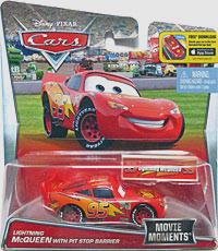 Lightning McQueen with Pit Stop Barrier