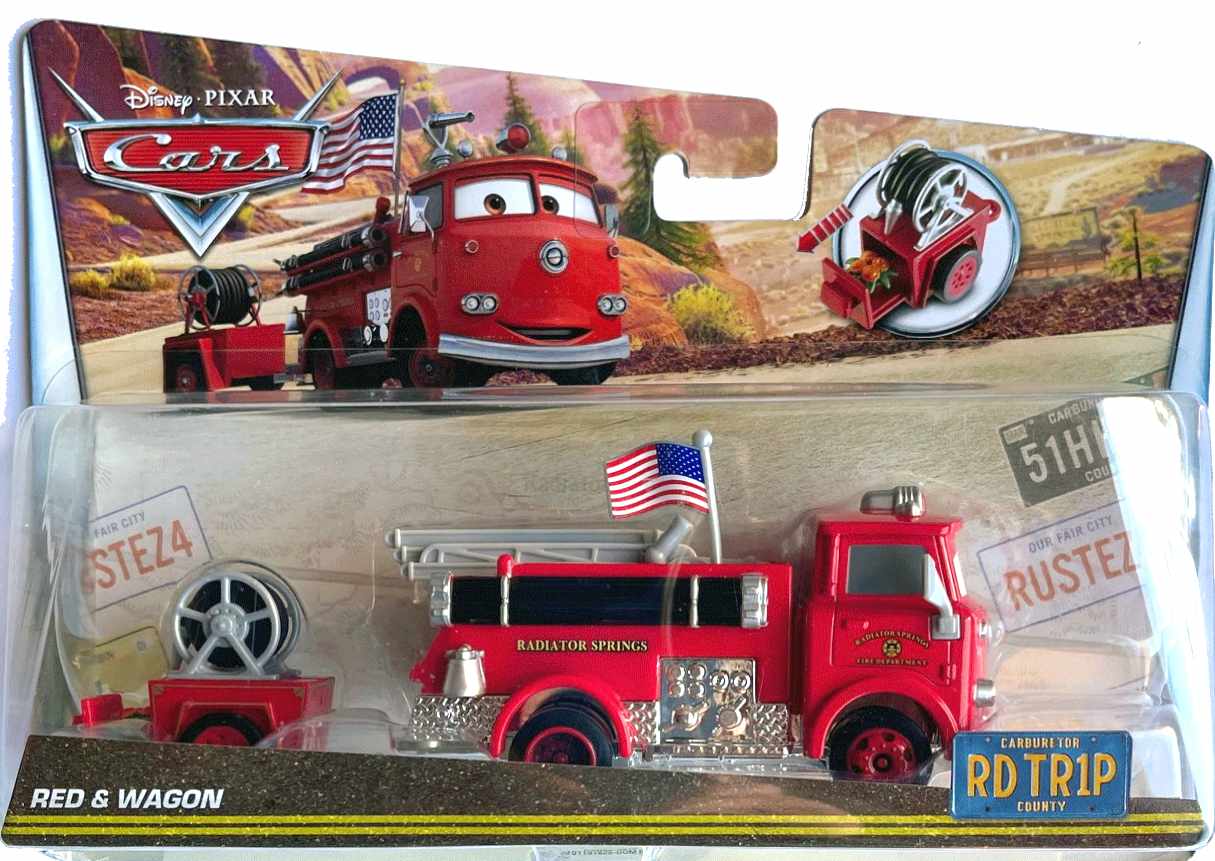 Red & Wagon — Mattel DXN95 die-cast