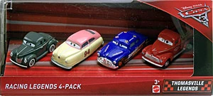 Racing Legends 4-Pack — Mattel FGR87