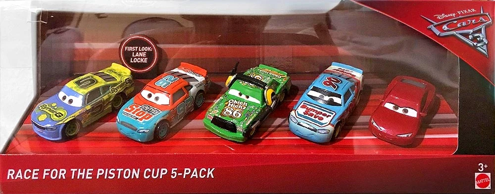 Race for the Piston Cup 5-Pack — Mattel FHB86 die-cast