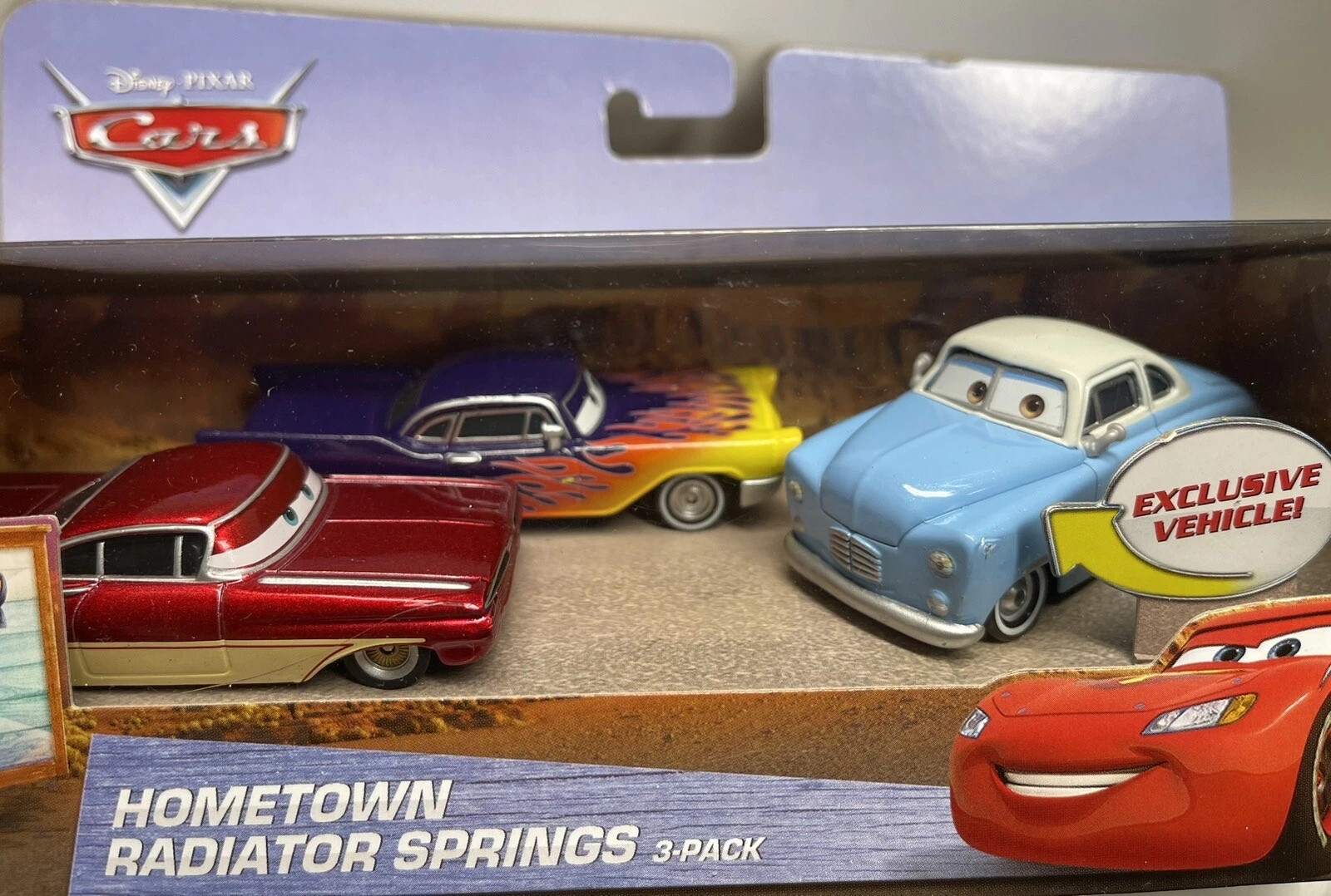 Radiator Springs Classic - Back in Time - Gift Pack — Rare Pixar Cars Diecast