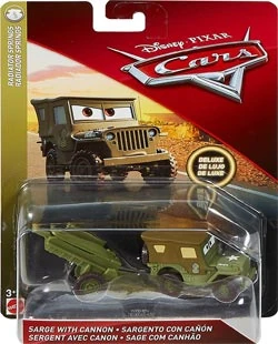 Sarge with Cannon — Mattel DXV98