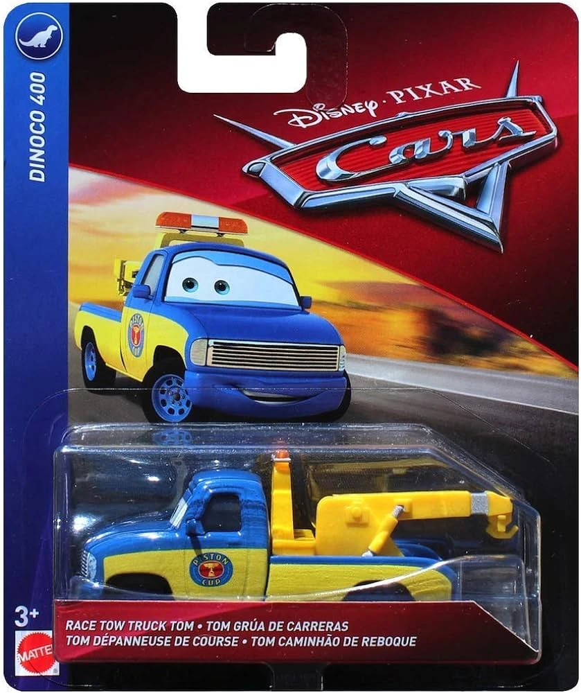Race Tow Truck Tom — Mattel FLM24 die-cast