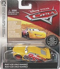 Rust-Eze Cruz Ramirez (rubber tires) — Mattel FLM46 die-cast