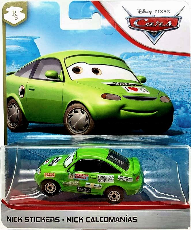 Nick Stickers - Radiator Springs — Mattel FLL76 die-cast