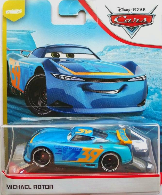 Michael Rotor - Next-Gen Piston Cup Racers — Mattel FLL77 die-cast