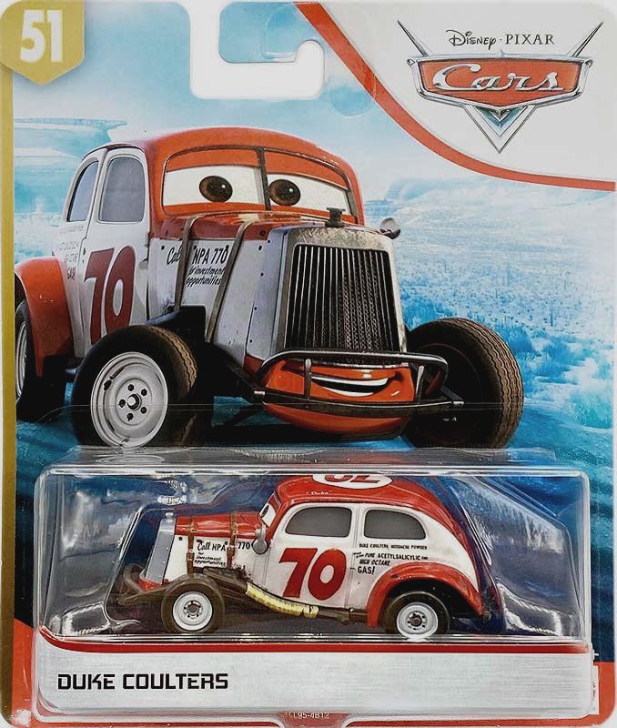 Duke Coulters - Doc's Racing Days — Mattel FLL95 die-cast
