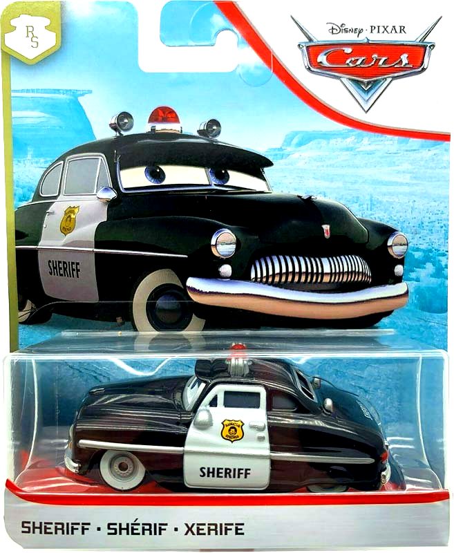 Sheriff - Radiator Springs — Mattel FLM15 die-cast