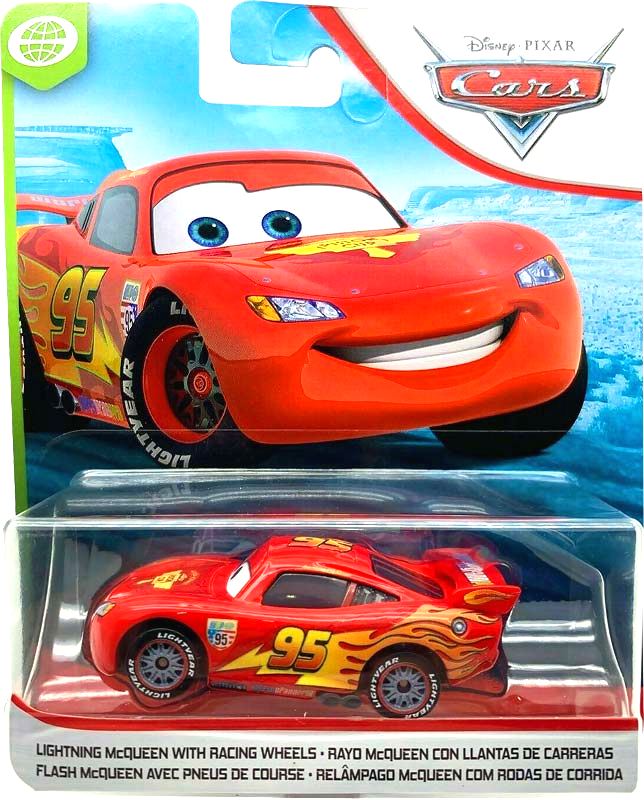Lightning McQueen with Racing Wheels - WGP — Mattel FLM20 die-cast