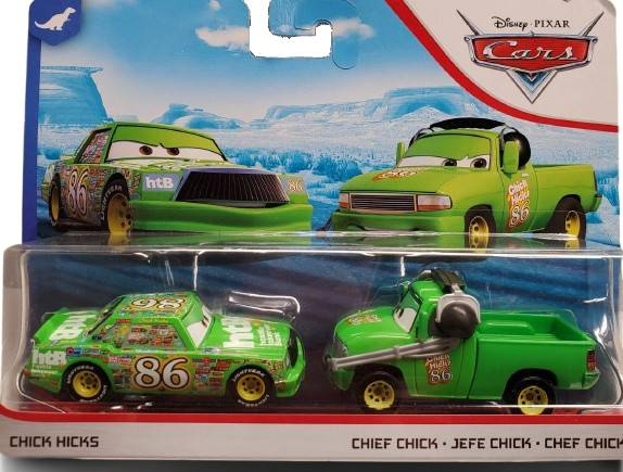 Chick Hicks & Chief Chicks - Movie Moments — Mattel GKB79 die-cast